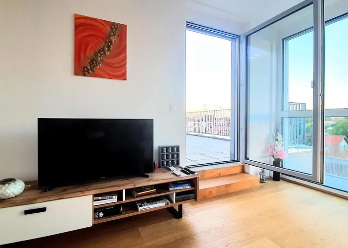 Rooftop Terrace, Free Garage Parking And Pool! Apartman *